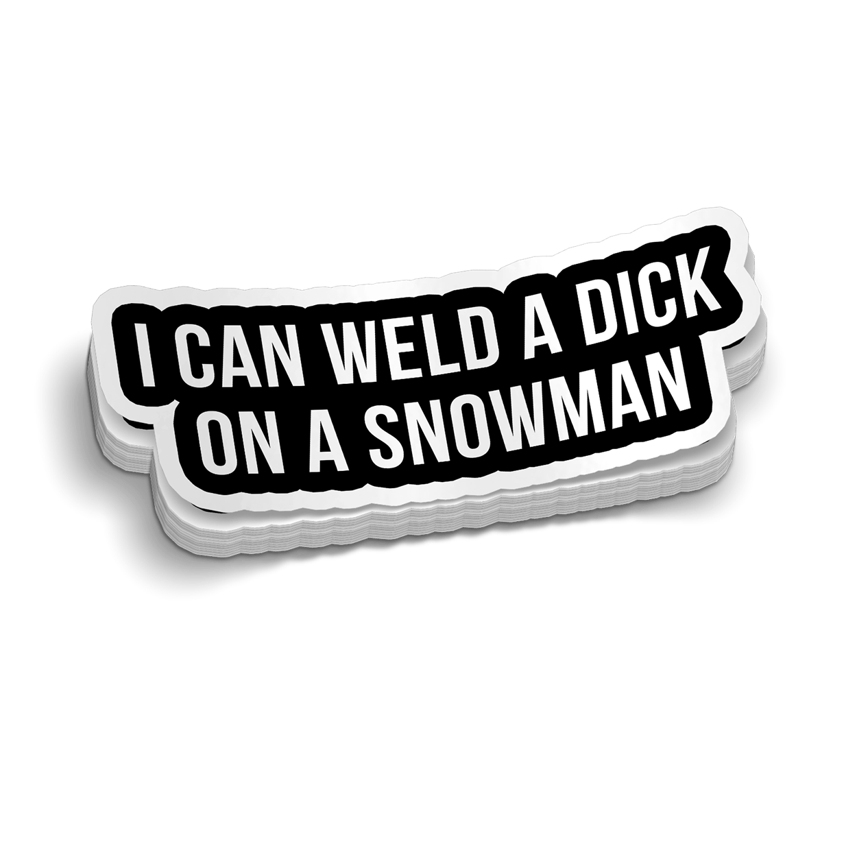 Weld A Snowman Hard Hat Decal Armed American Supply