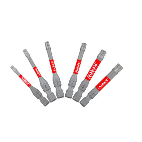 Diablo DTV2-S6 2" Torx Drive Bits (6-Piece) VM Hardware