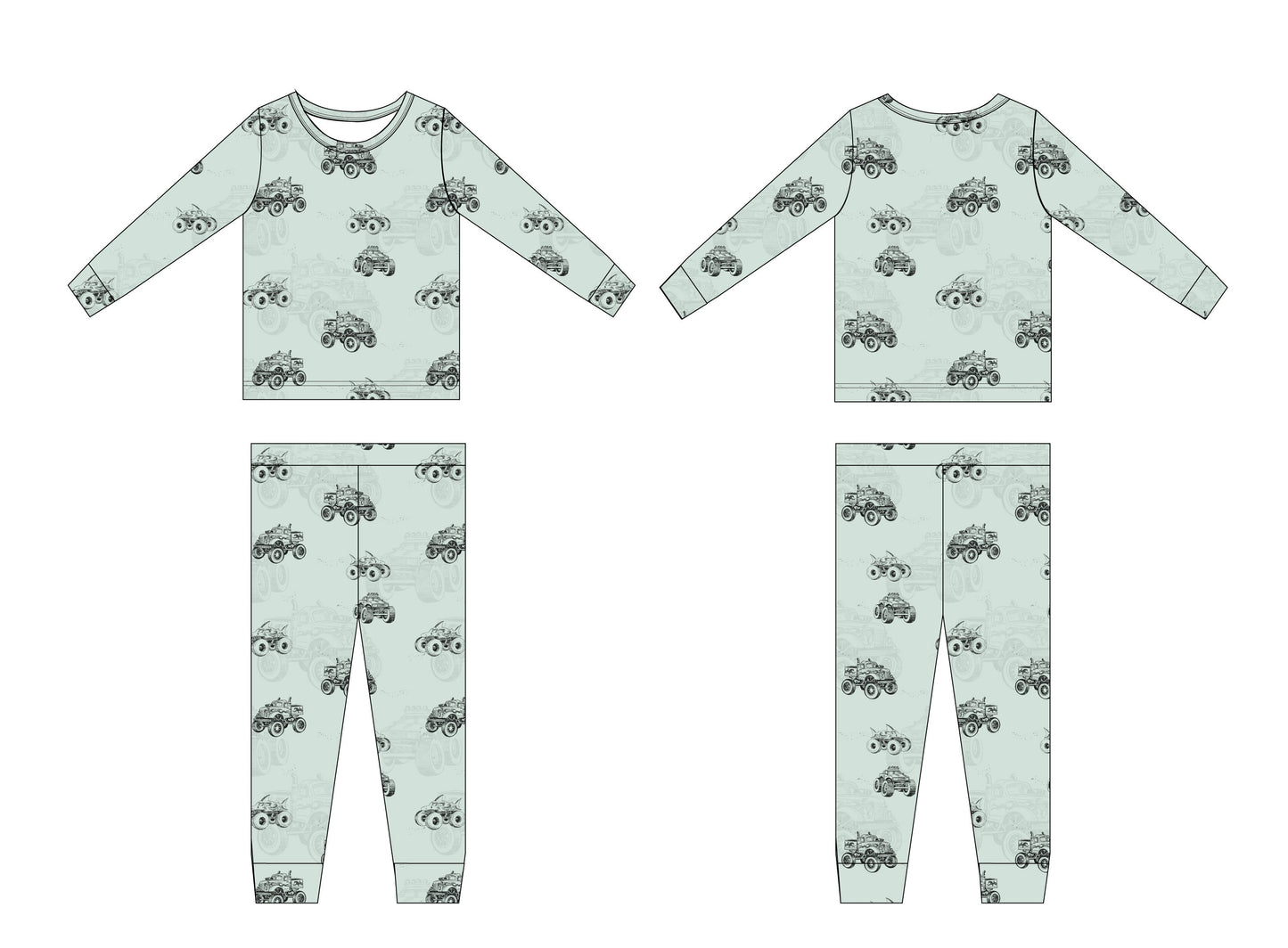 Monster Truck - Set Blush Lotus