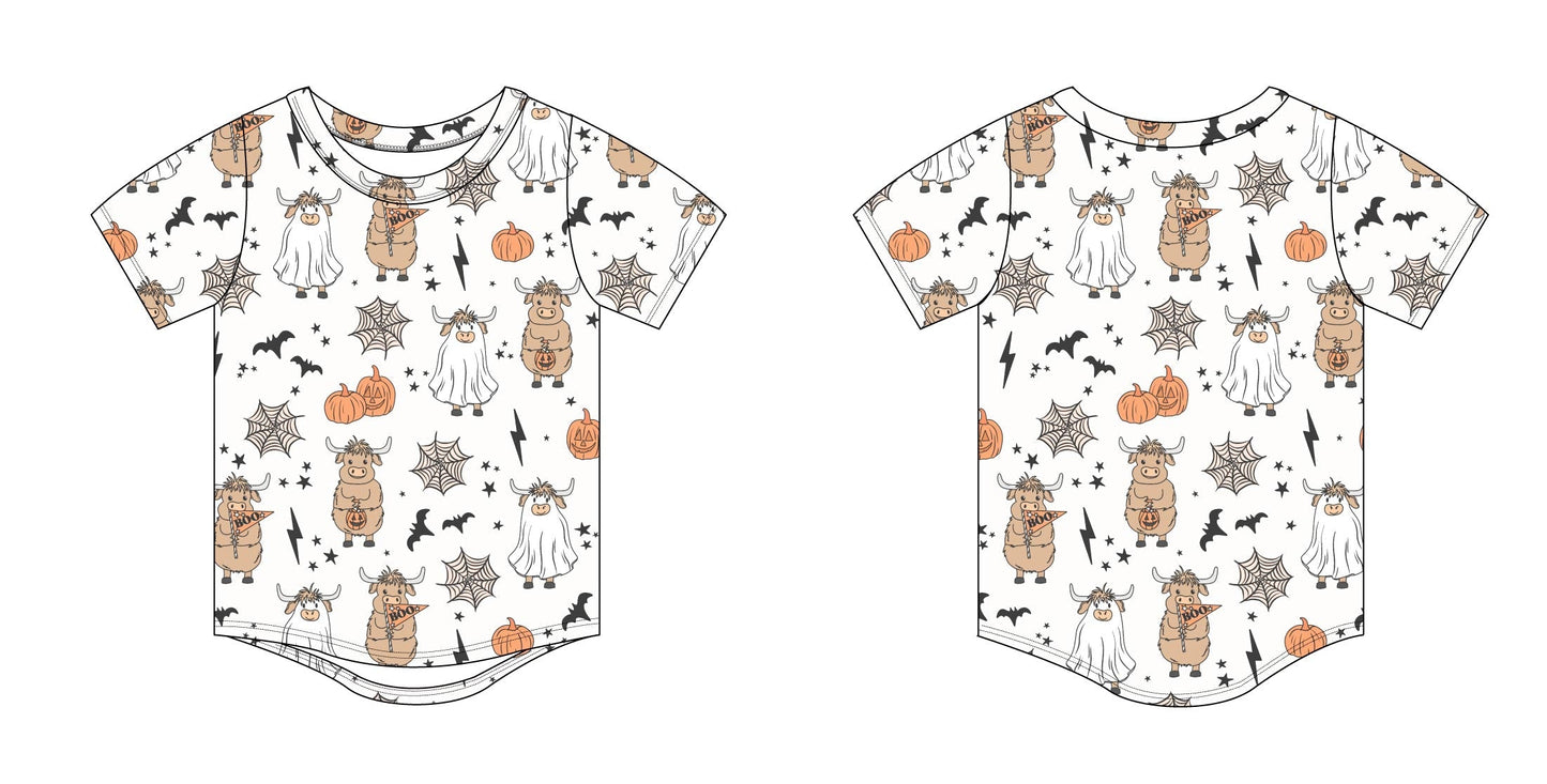 Cowloween - Everyday Tee Blush Lotus