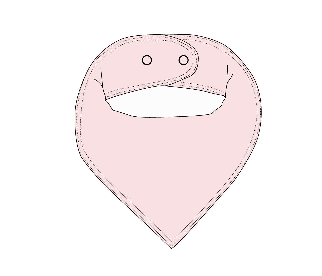 Blake (accent color) - Bib Blush Lotus