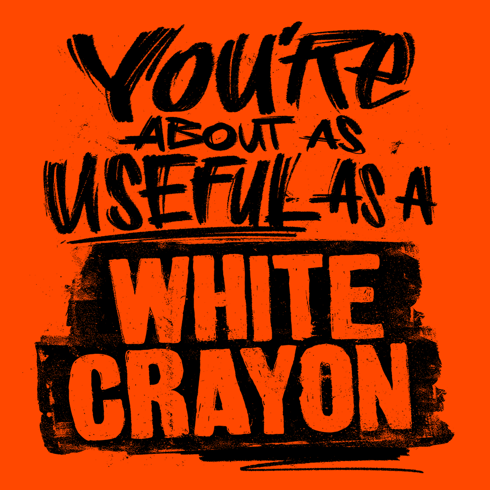 White Crayon - Long Sleeve Hi-Vis T-Shirt Armed American Supply