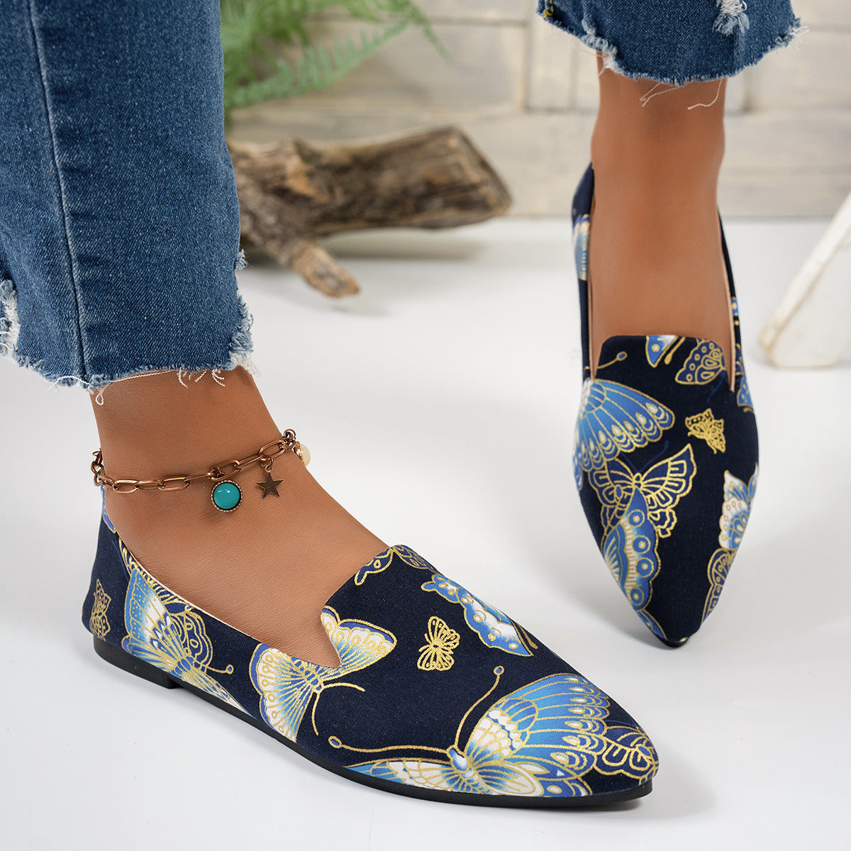 Women’s Flat Pointed-Toe Thin Shoes — Casual Everyday Flats FitiqueFit