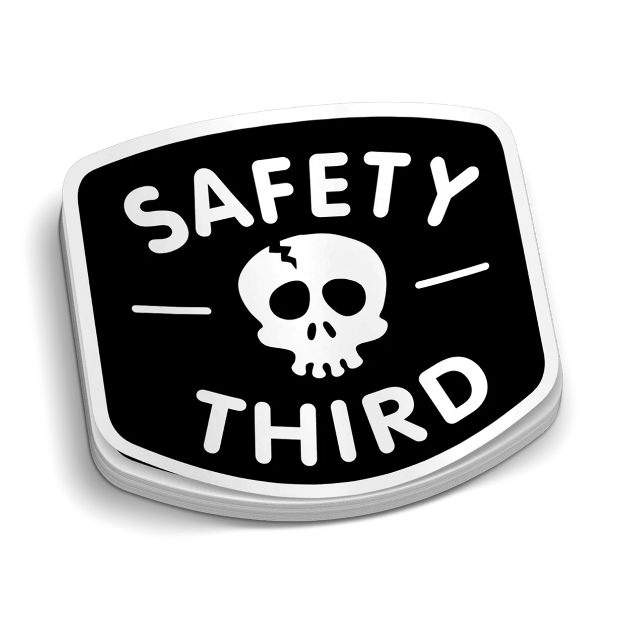 Safety Third Hard Hat Decal Armed American Supply