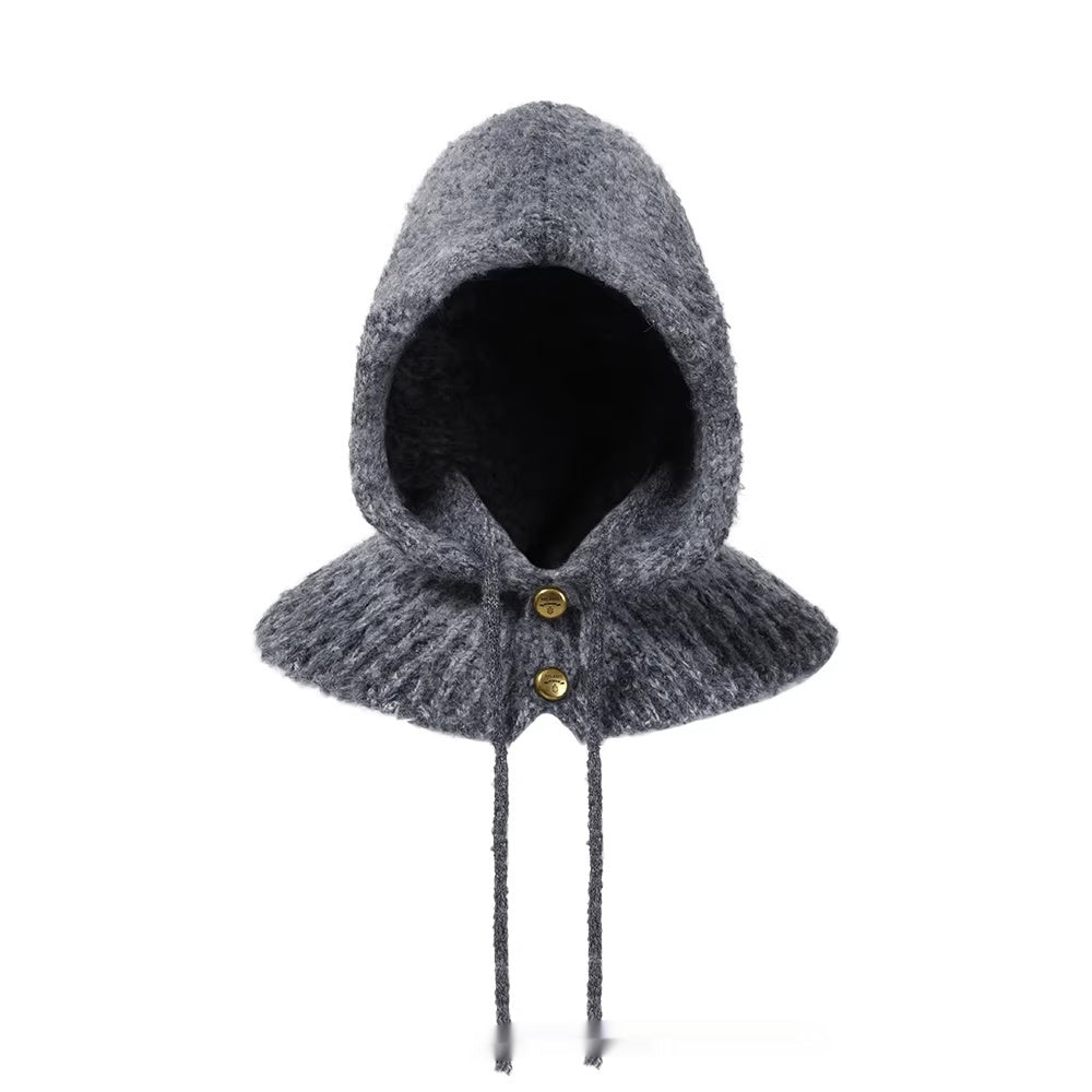 Women’s Tie-Dye Balaclava Hat – Warm Ear-Protecting Hat & Scarf in One FitiqueFit