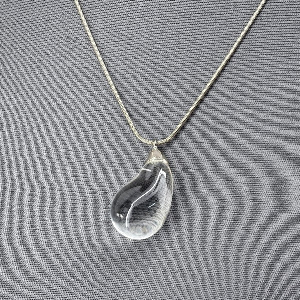 Double Layer Necklace with Clear Teardrop Pendant Shop Style & More | Fresh Looks, Everyday Deals & Free Shipping