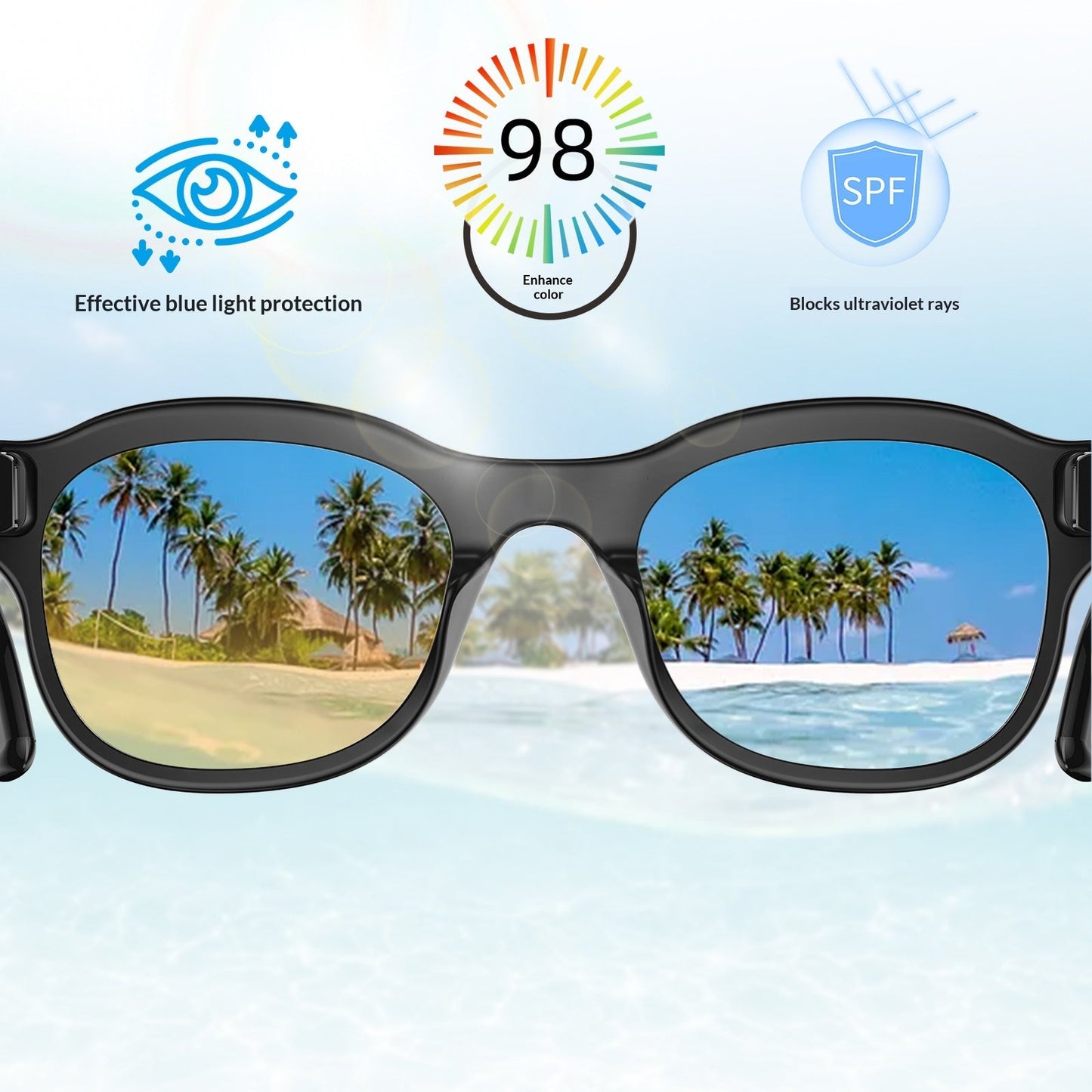 AI Smart Glasses Bluetooth Calling Head-mounted New Era Fashion LLc