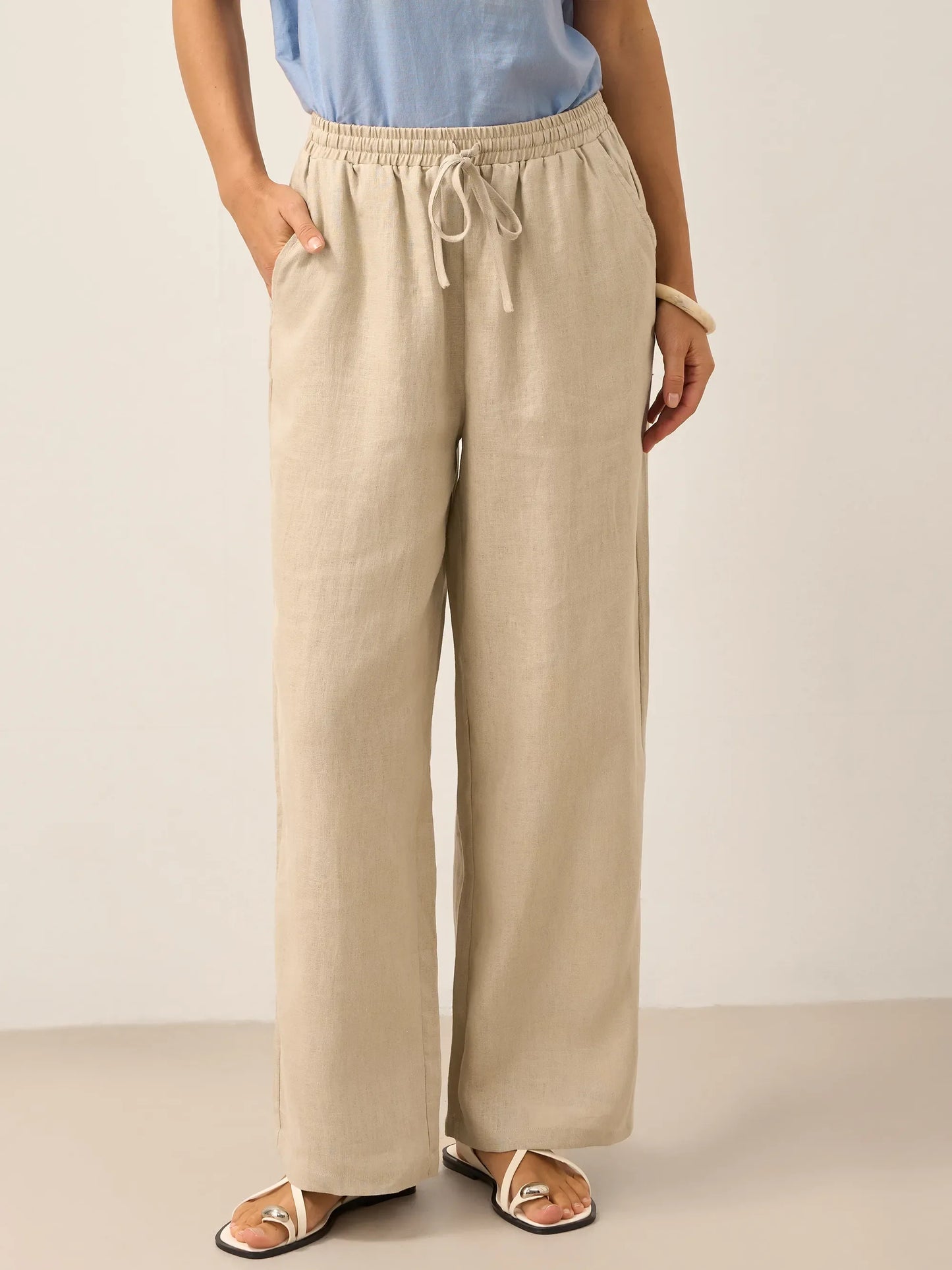 100% Linen Classic Pants LYON LINTICO