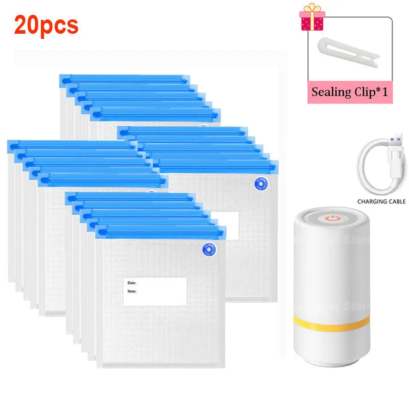 Vacuum Sealed Food Bags Food Storage ViralGalleria.com