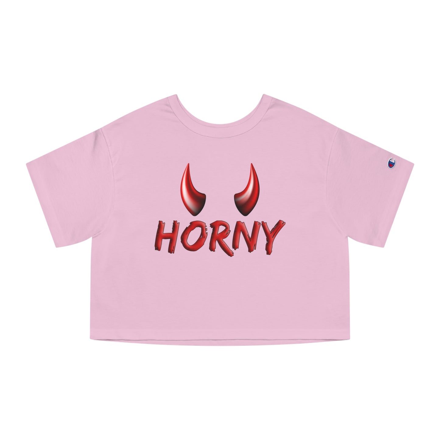 Horny Cropped T-Shirt The Devil's Pickle