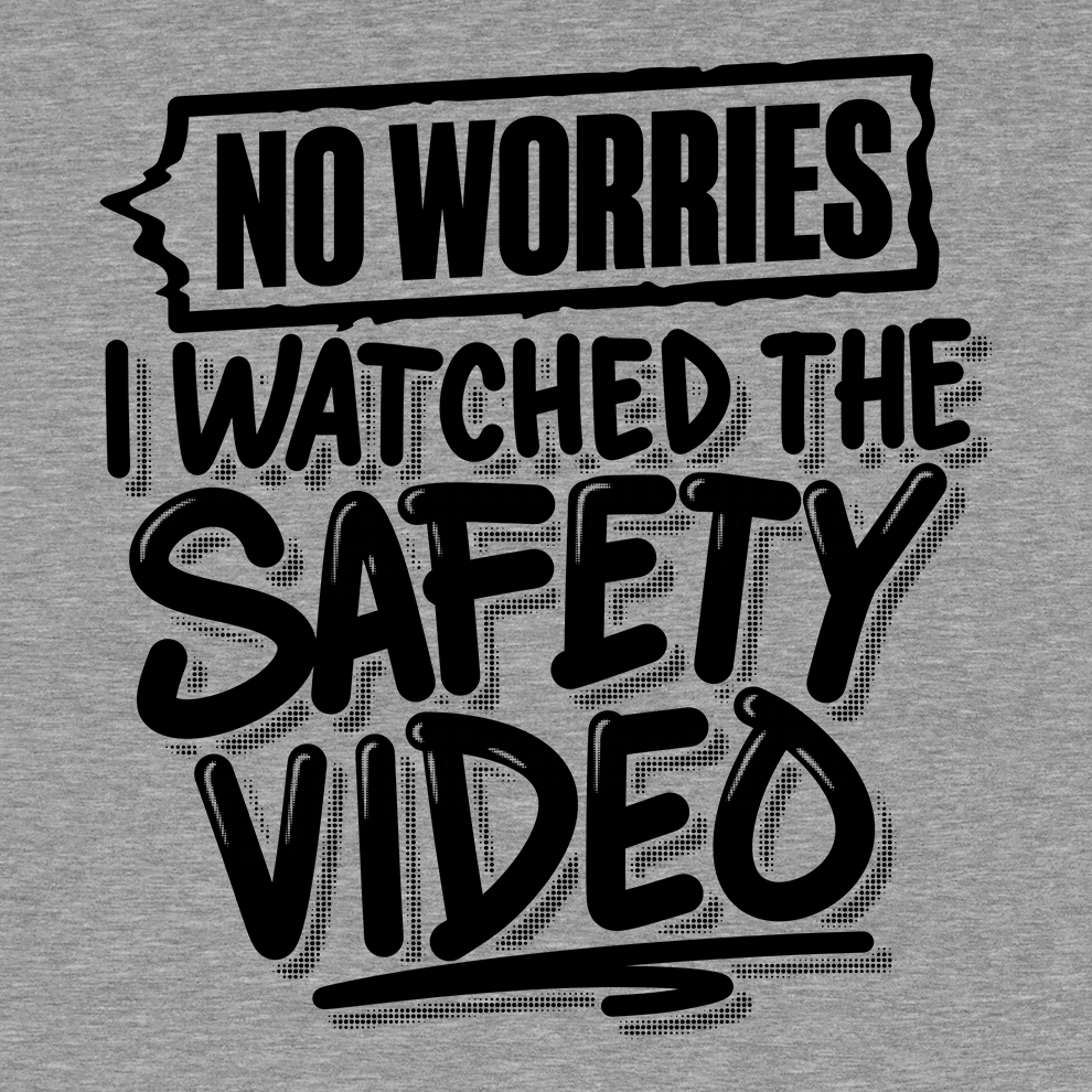 Watched the Safety Videos - Safety Hi-Vis Hoodie Workwear Armed American Supply