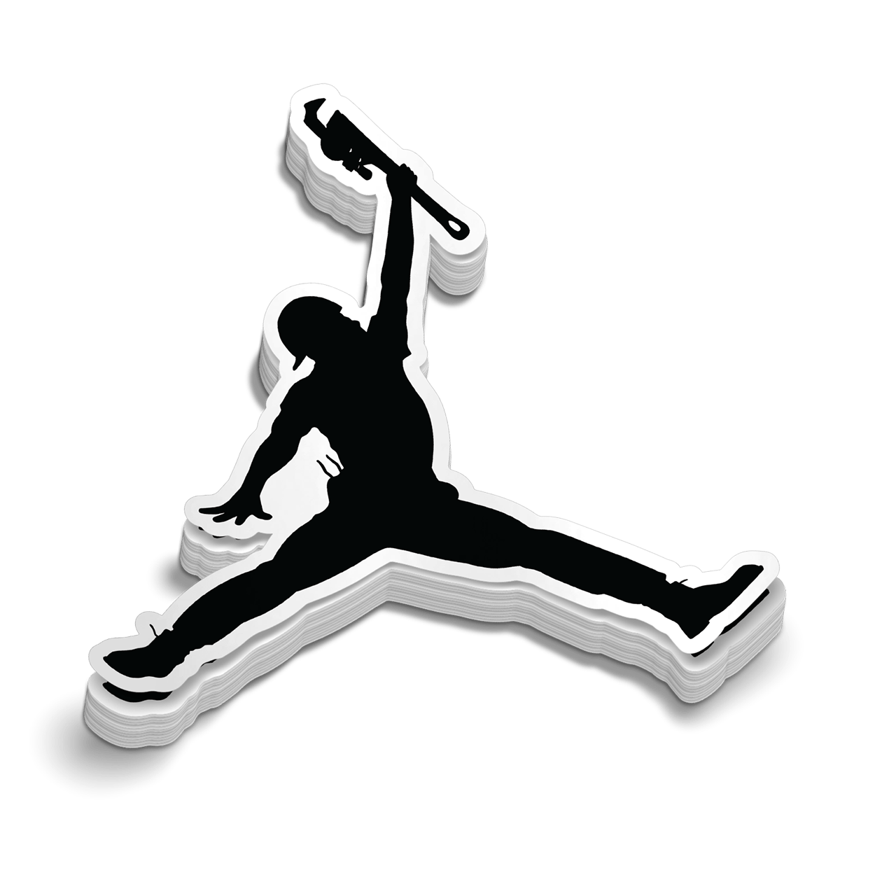 Air Plumber Hard Hat Decal Armed American Supply