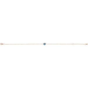 14K Rose Natural Aquamarine 6 1/2-7 1/2" Bracelet Ethereal Legacy Boutiques