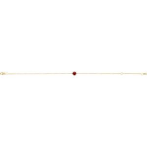 14K Yellow Lab-Grown Ruby 6 1/2-7-1/2" Bracelet Ethereal Legacy Boutiques