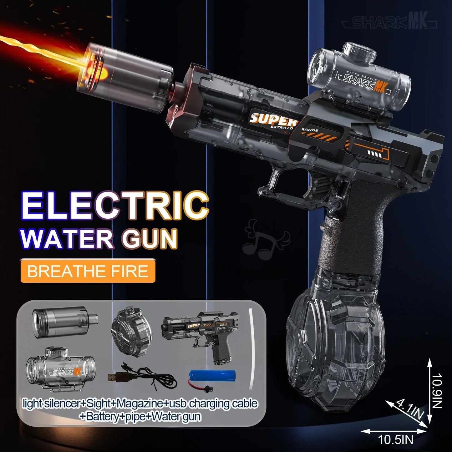 Glow LED Water Gun ViralGalleria.com