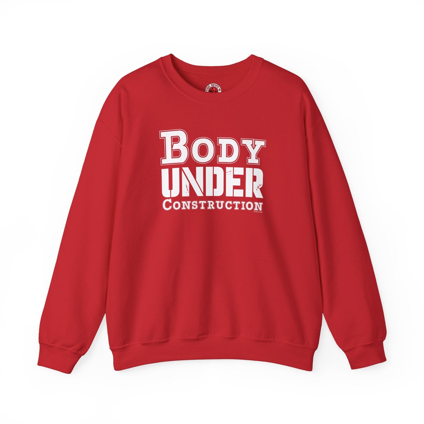 Body Under Construction Crewneck Sweatshirt The Devil's Pickle
