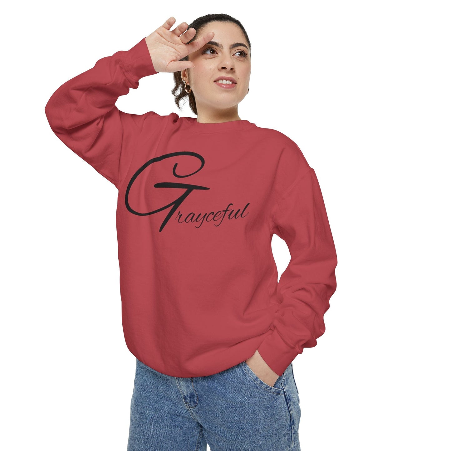 Unisex Garment-Dyed Sweatshirt Grayceful LLC