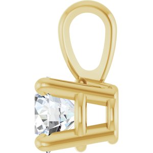 14K Yellow 1/4 CT Lab-Grown Diamond Pendant Ethereal Legacy Boutiques