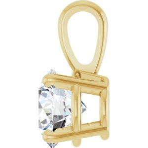 14K Yellow 3/4 CT Lab-Grown Diamond Pendant Ethereal Legacy Boutiques