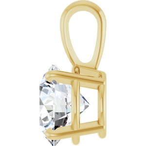 14K Yellow 2 CT Lab-Grown Diamond Pendant Ethereal Legacy Boutiques