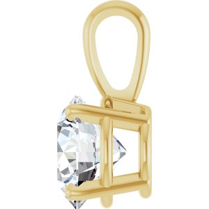 14K Yellow 1 1/4 CT Lab-Grown Diamond Pendant Ethereal Legacy Boutiques