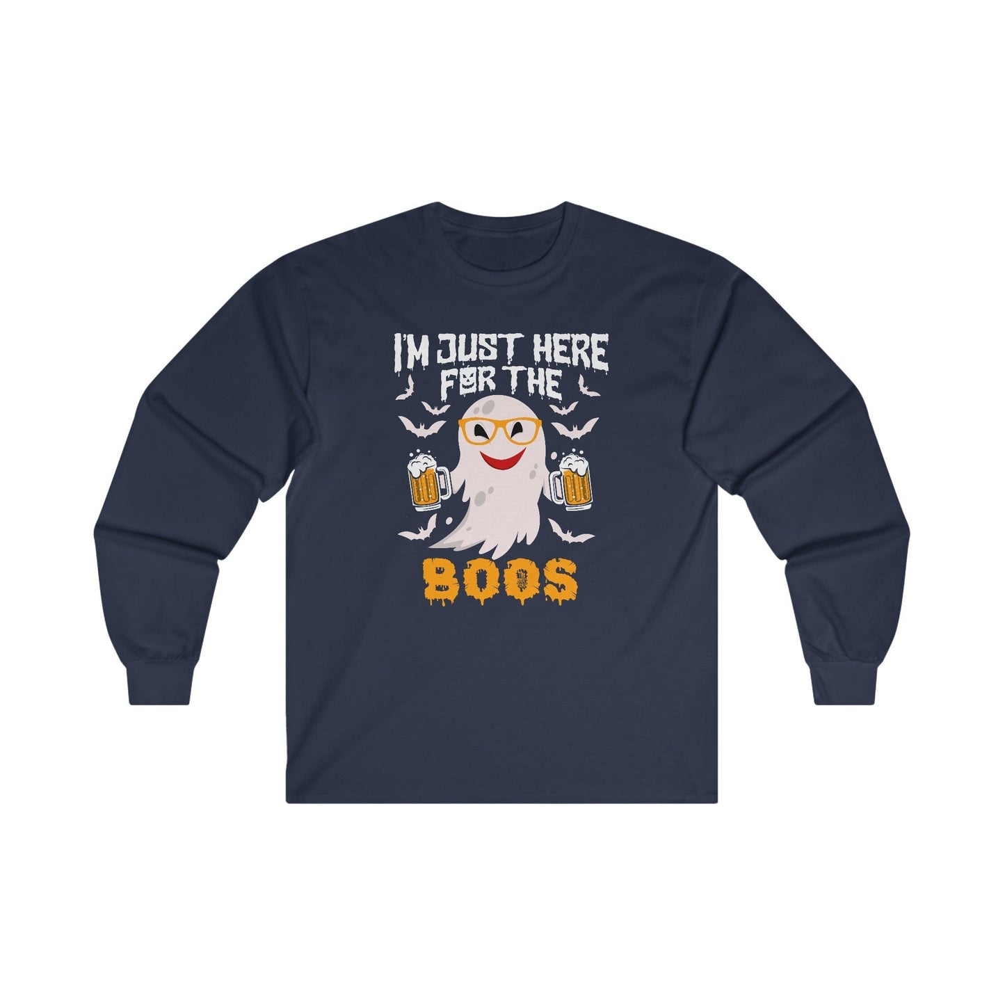 I'm Just Here For The Boos Long Sleeve Tee The Devil's Pickle