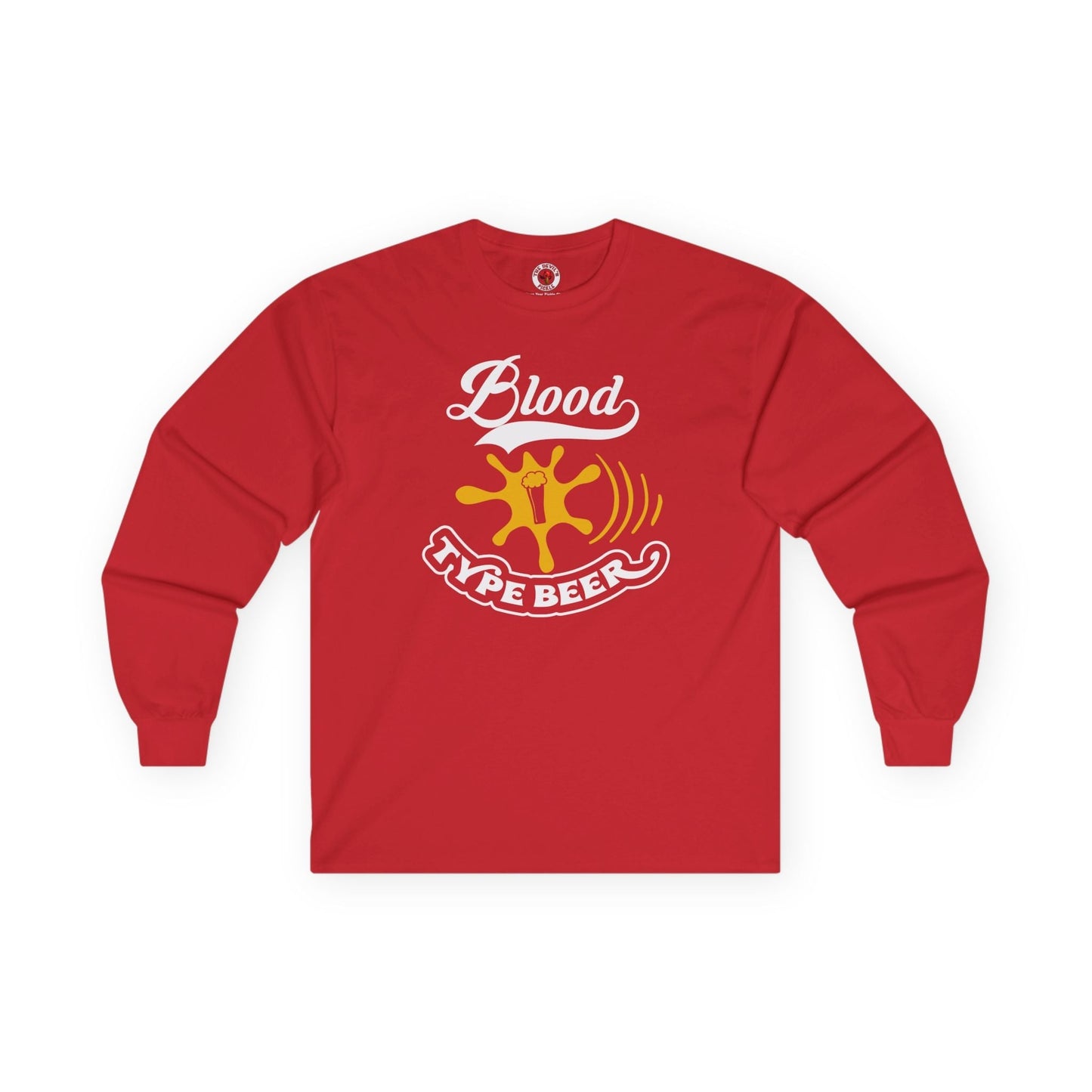 Blood Type Beer Long Sleeve Tee The Devil's Pickle