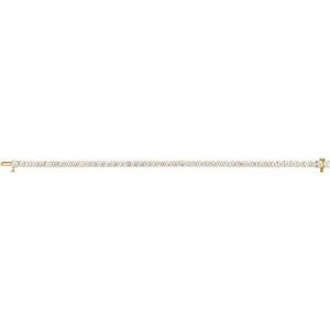 14K Yellow 7 CTW Lab-Grown Diamond Line 7" Bracelet Ethereal Legacy Boutiques