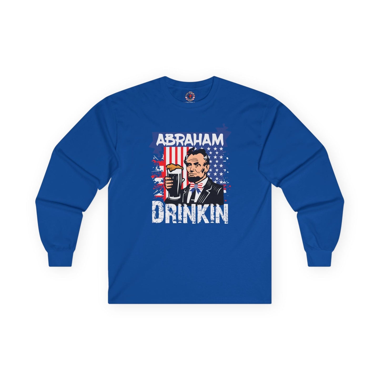 Abraham Drinking Long Sleeve Tee The Devil's Pickle