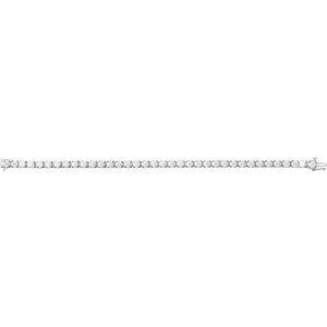 14K White 9 CTW Lab-Grown Diamond Line 7 1/4" Bracelet Ethereal Legacy Boutiques