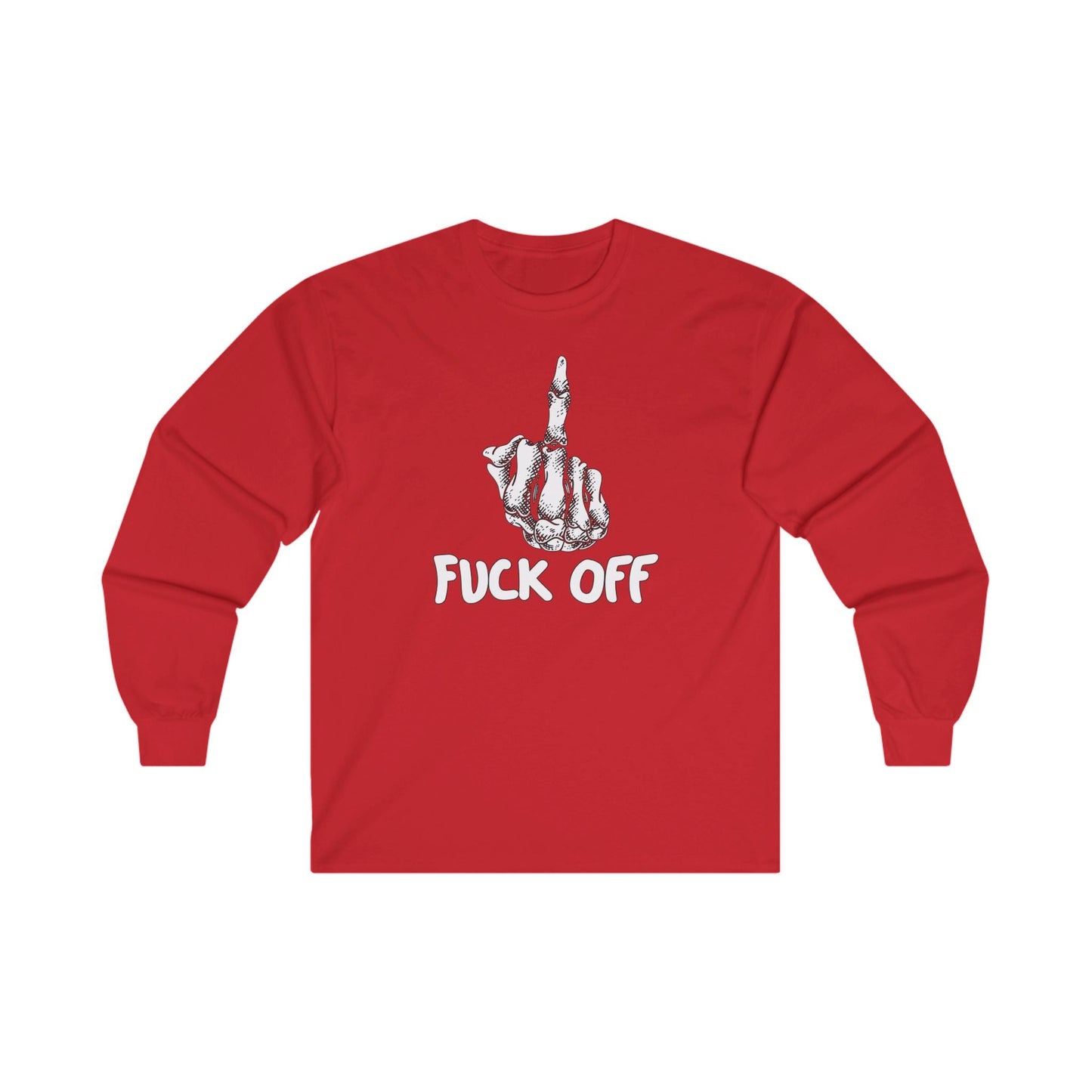 Fuck Off Finger Long Sleeve Tee The Devil's Pickle