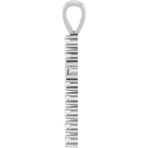 Platinum 1/2 CTW Natural Diamond Cross Pendant Ethereal Legacy Boutiques