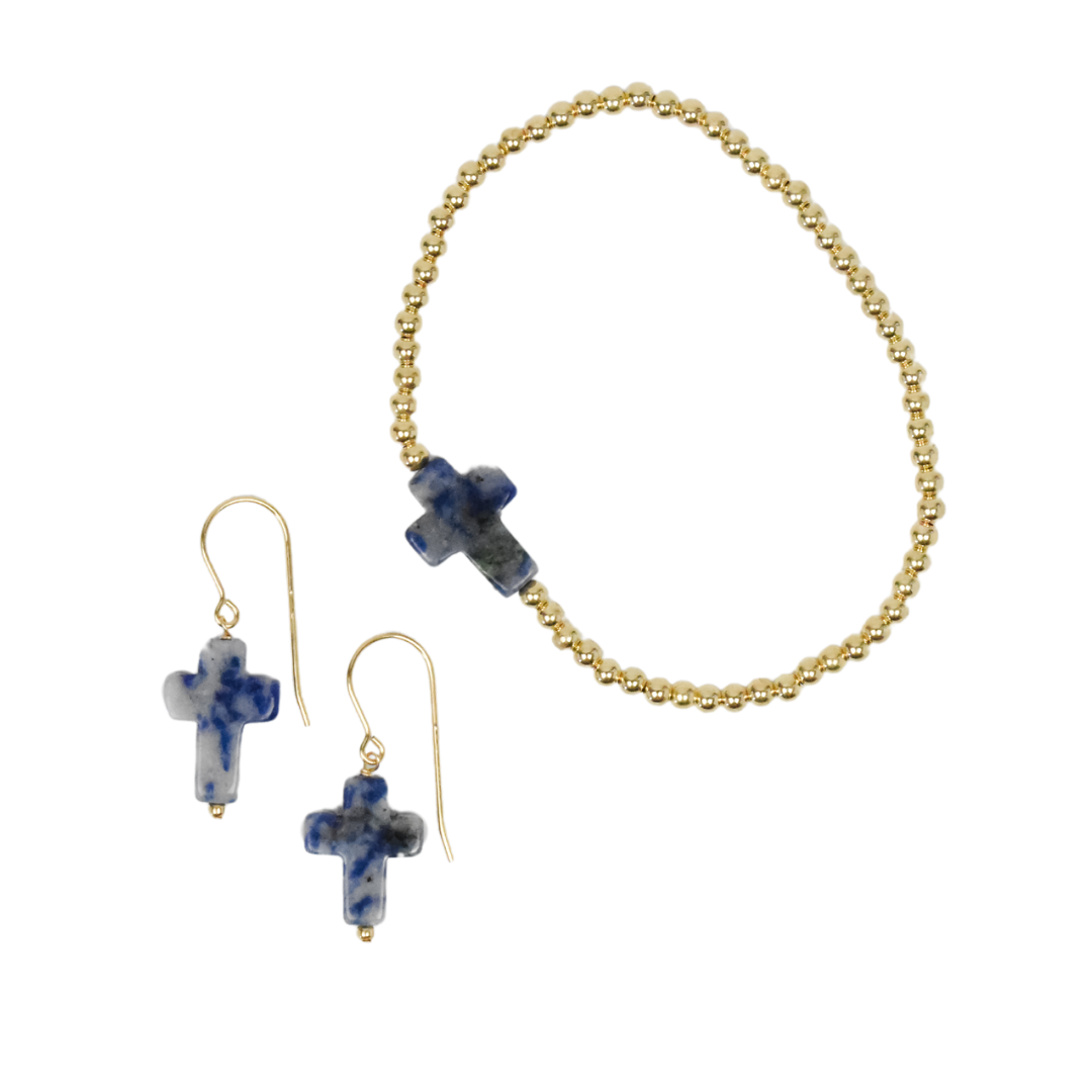 Faithful - Blue Spot Jasper Emily Anne Designs LLC