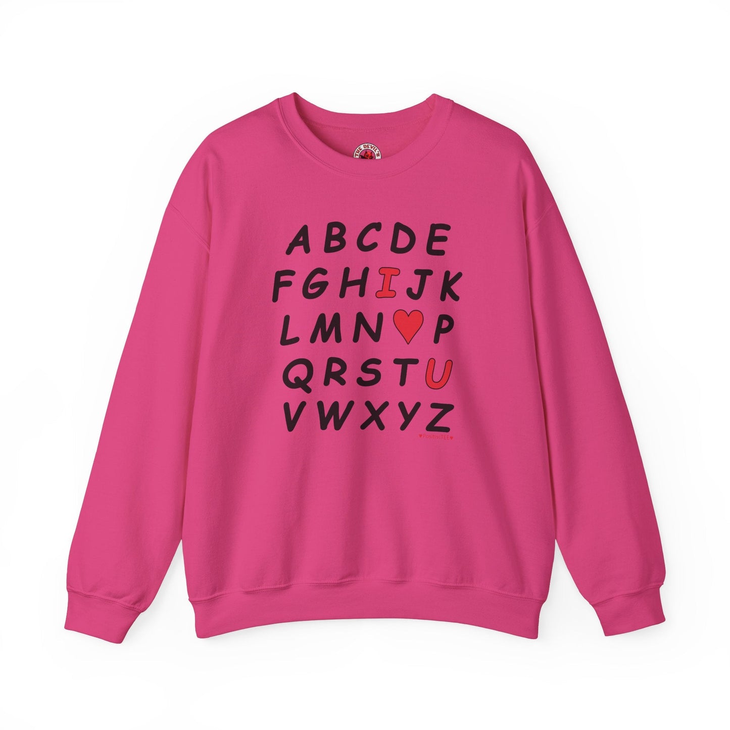 ABC I Love You Crewneck Sweatshirt The Devil's Pickle