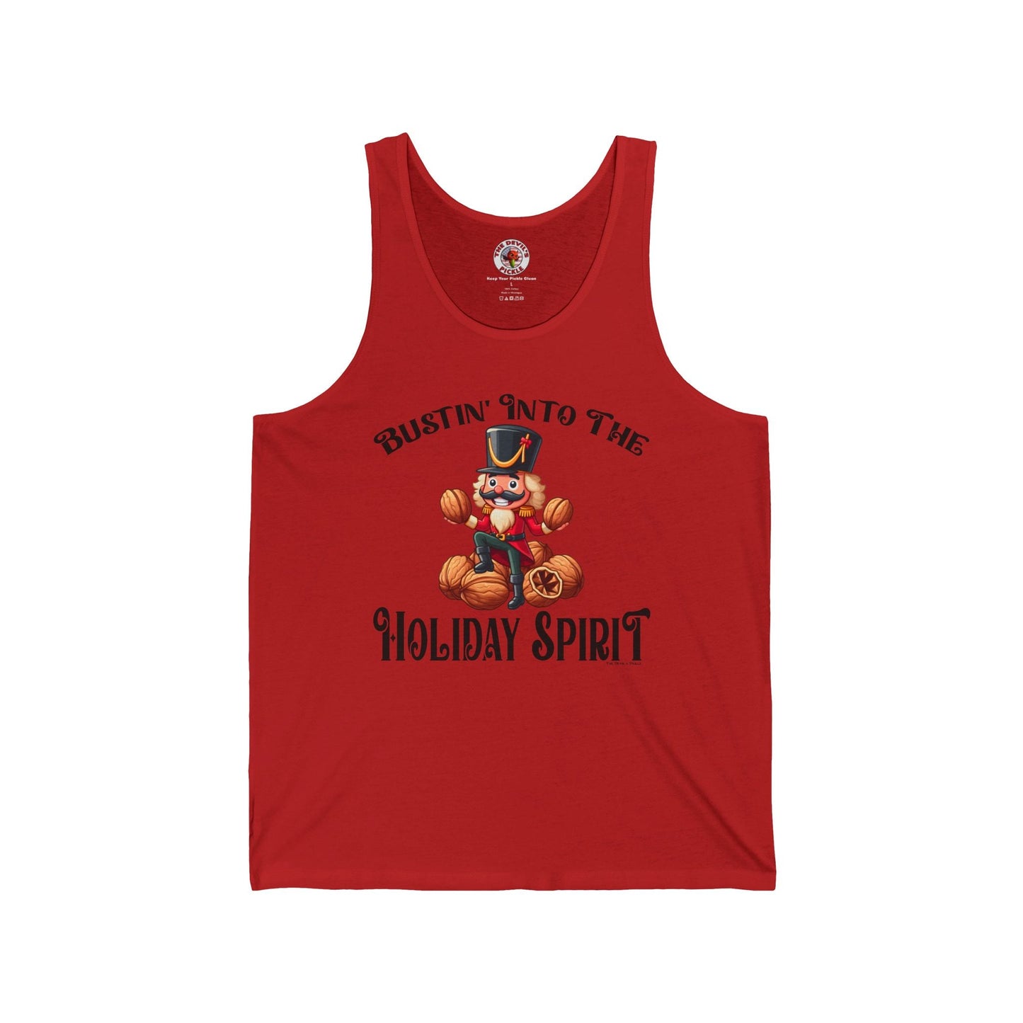 Bustin' Into The Holiday Spirit Tank Top The Devil's Pickle