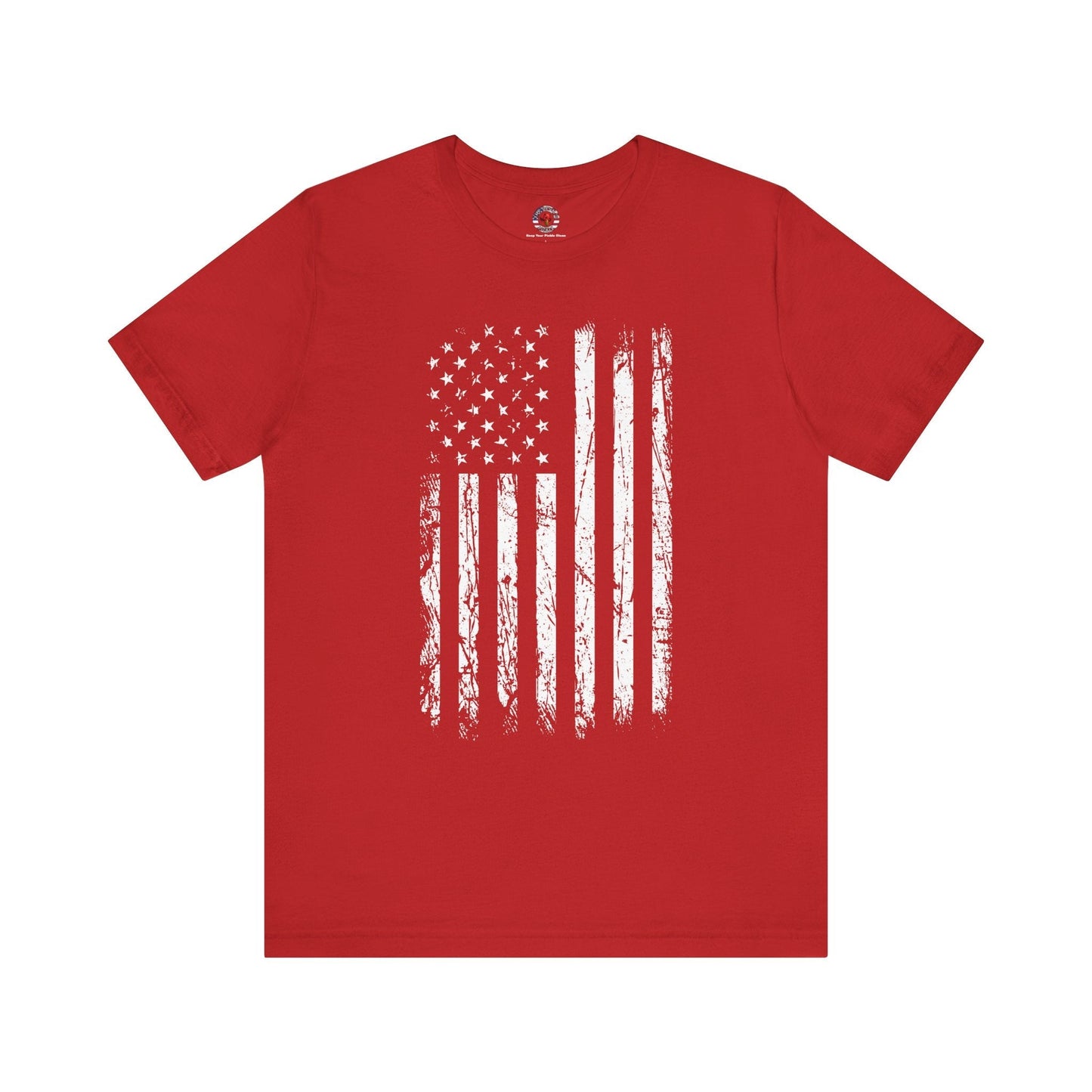 American Grunge Flag T-Shirt The Devil's Pickle