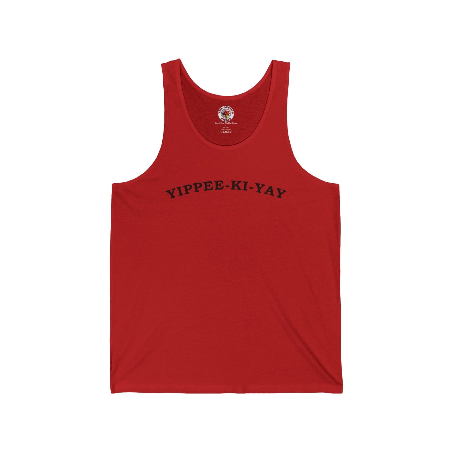 Yippee-Ki-Yay Tank Top The Devil's Pickle