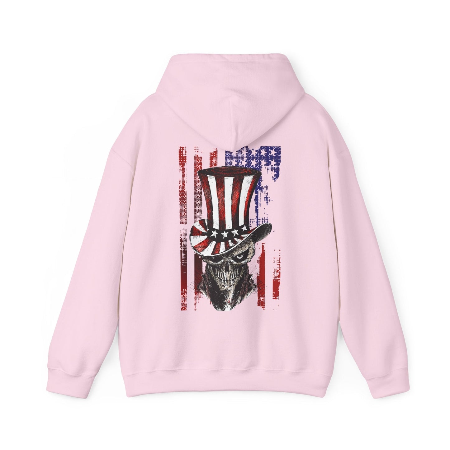 Patriotic Skull Hooded Sweatshirt The Devil's Pickle