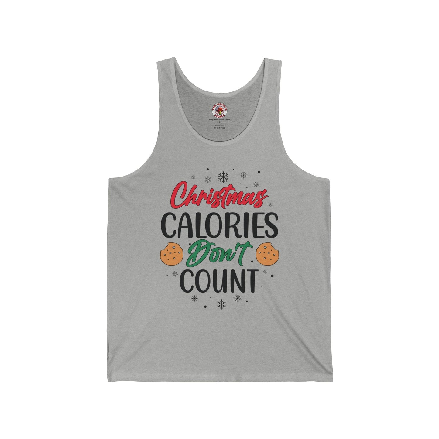 Christmas Calories Don't Count Tank Top The Devil's Pickle