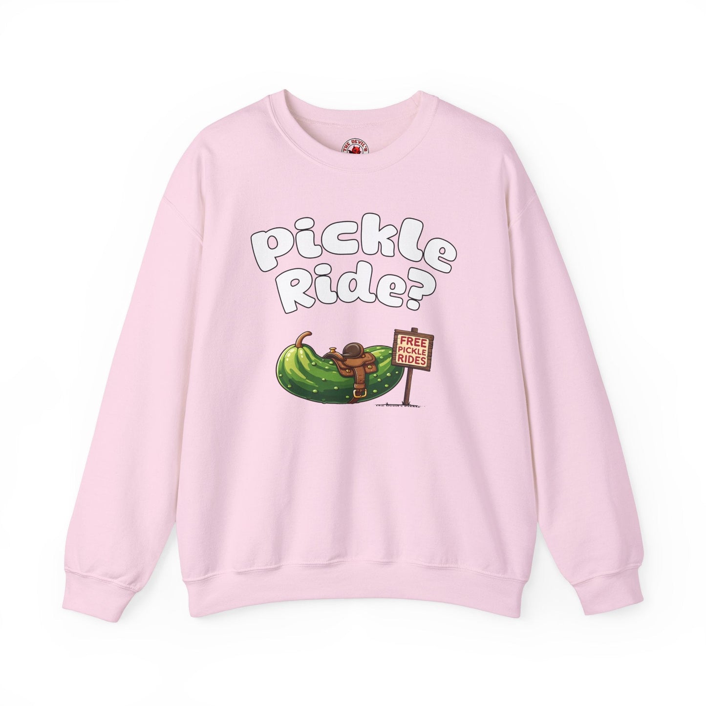 Pickle Ride Crewneck Sweatshirt The Devil's Pickle