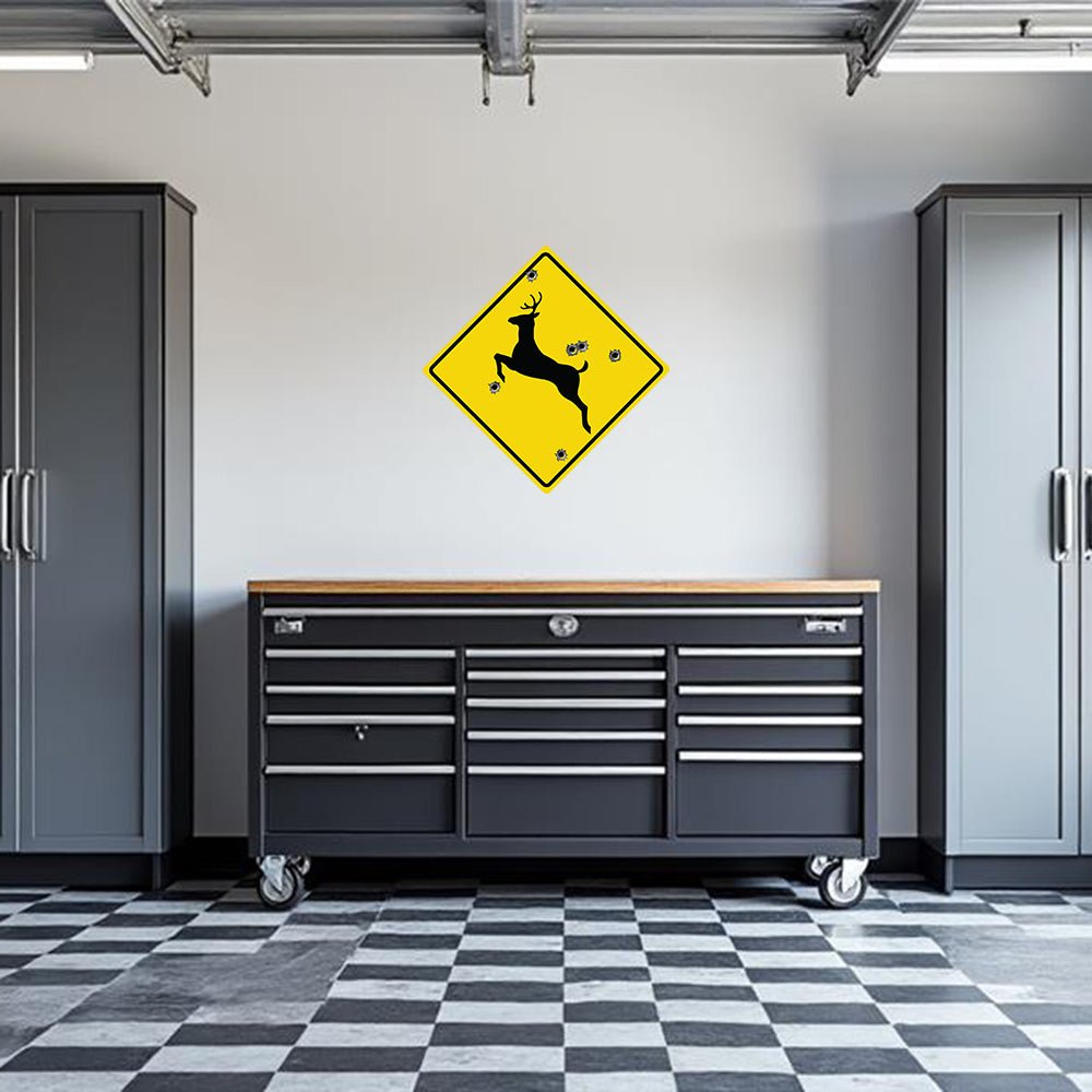 Deer Crossing Garage Wall Decal Armed American Supply