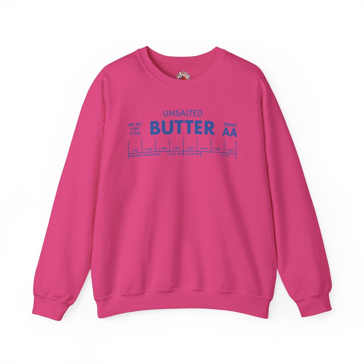 Unsalted Butter Crewneck Sweatshirt The Devil's Pickle