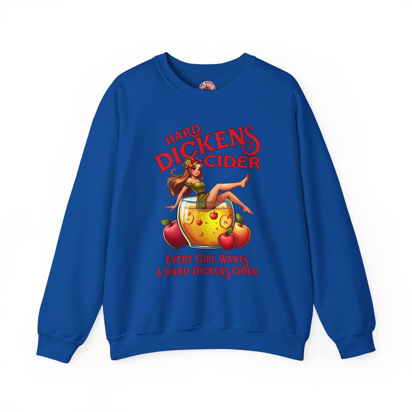 Hard Dickens Cider Crewneck Sweatshirt The Devil's Pickle