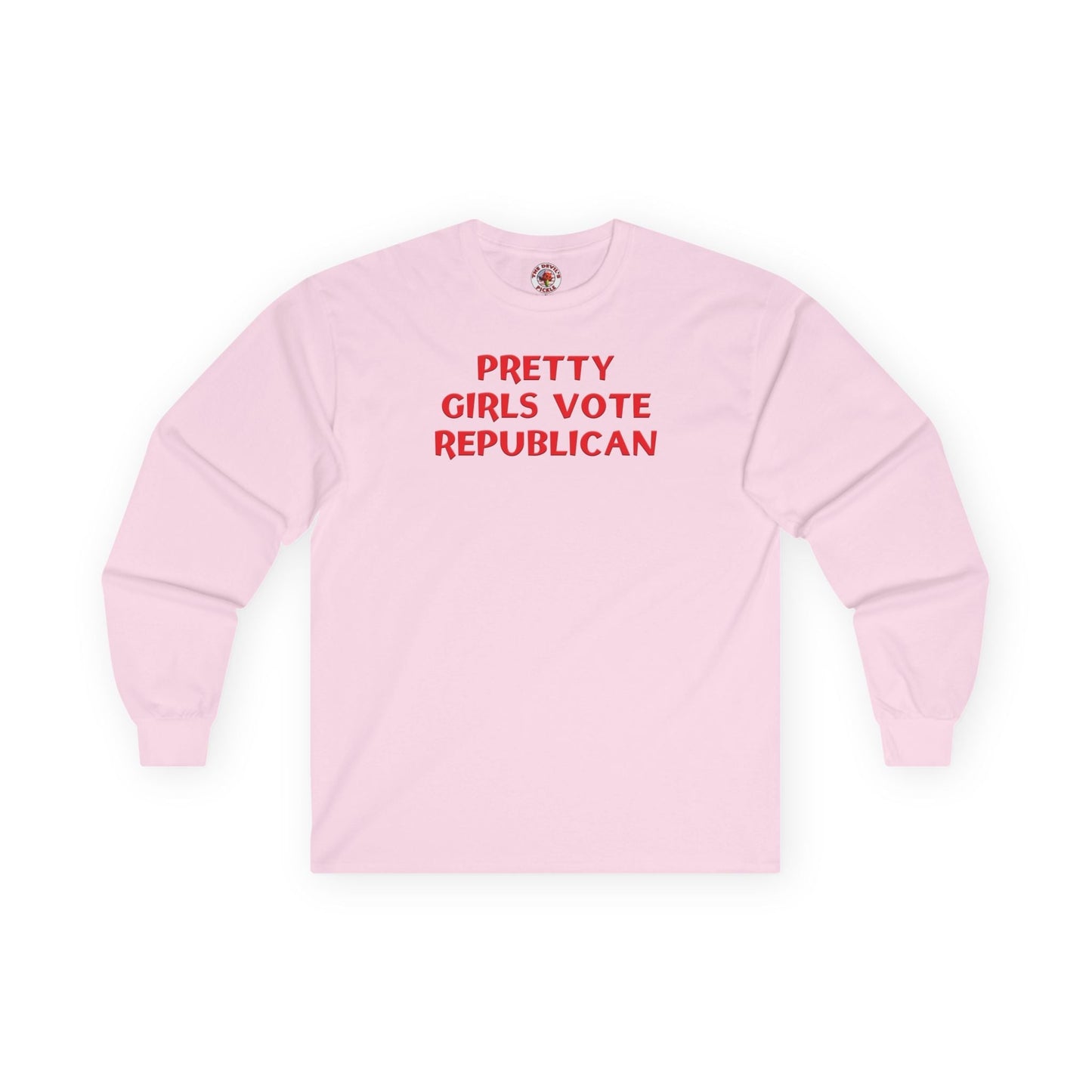 Pretty Girls Vote Republican Long Sleeve Tee The Devil's Pickle