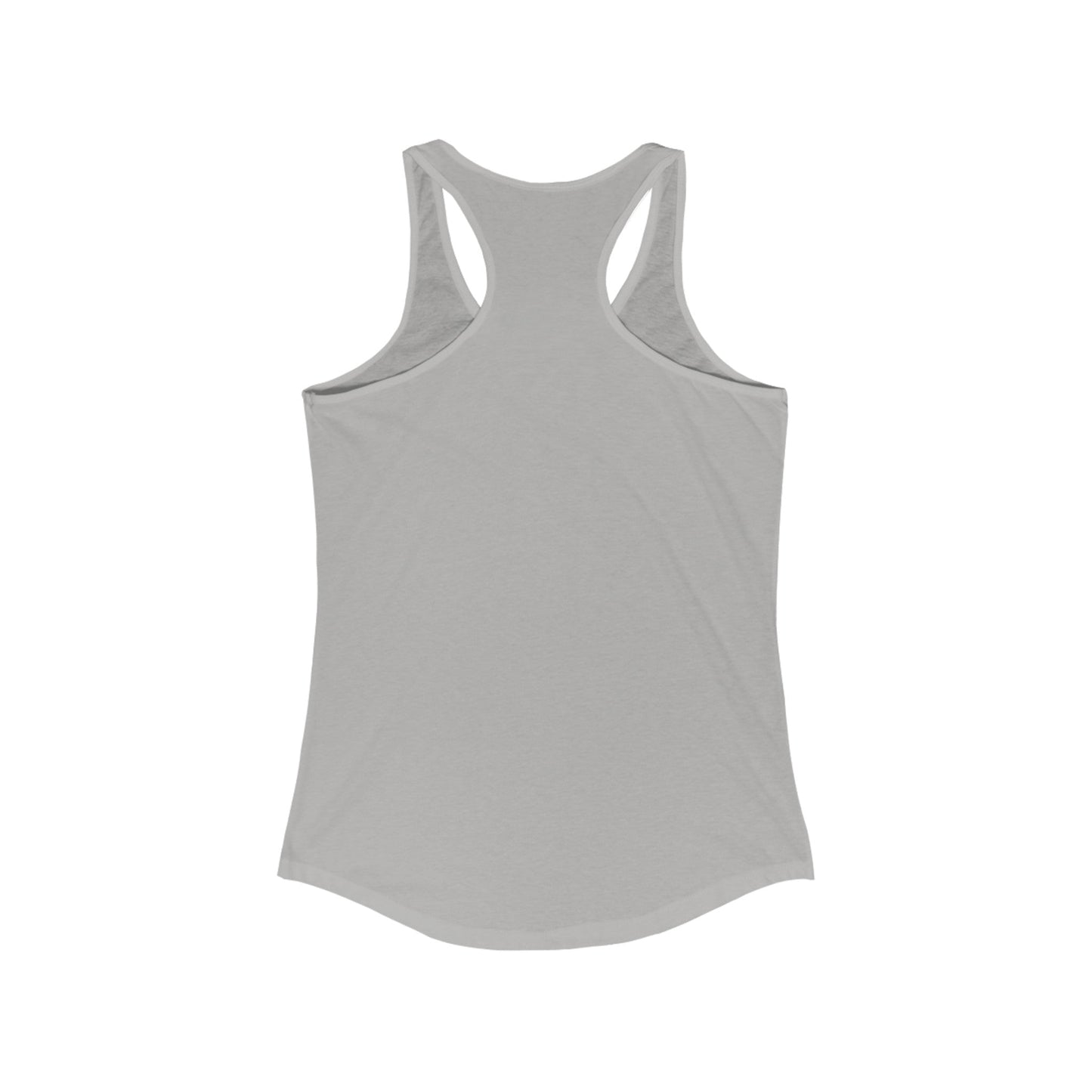 Women's Ideal Racerback Tank "Just Gray" Grayceful LLC
