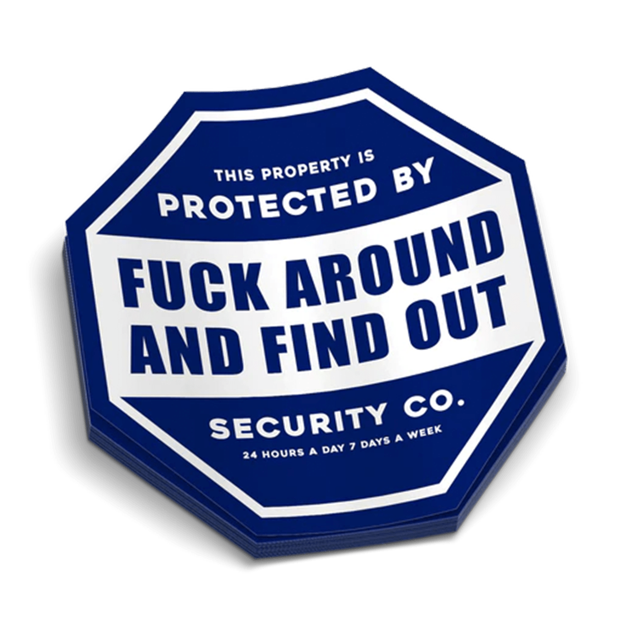 FAFO Security Decal Armed American Supply