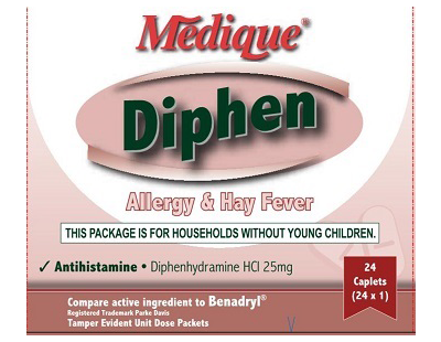 Diphen, 24/box quakekits.com