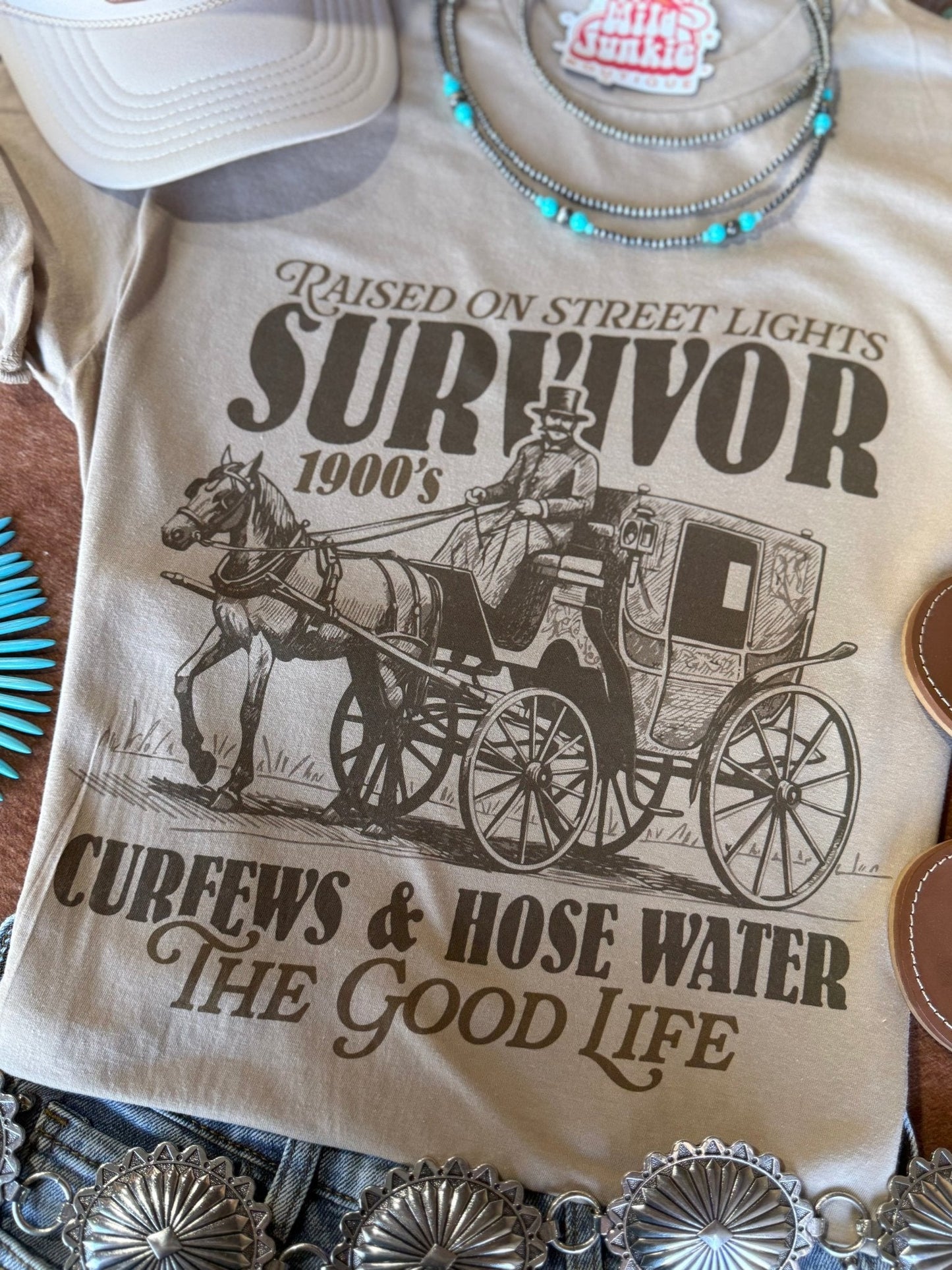 1900's Survivor Graphic Tee Wild Junkie