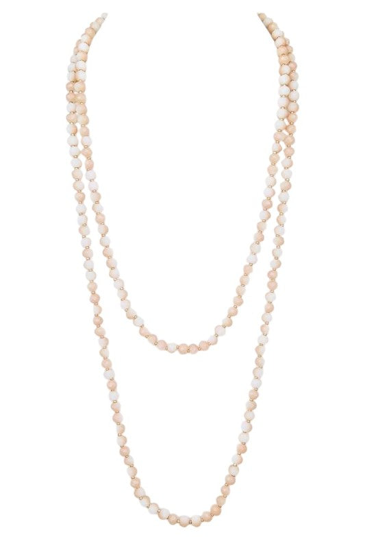 60 Station Faucet Beads Long Necklace Shop Style & More | Fresh Looks, Everyday Deals & Free Shipping