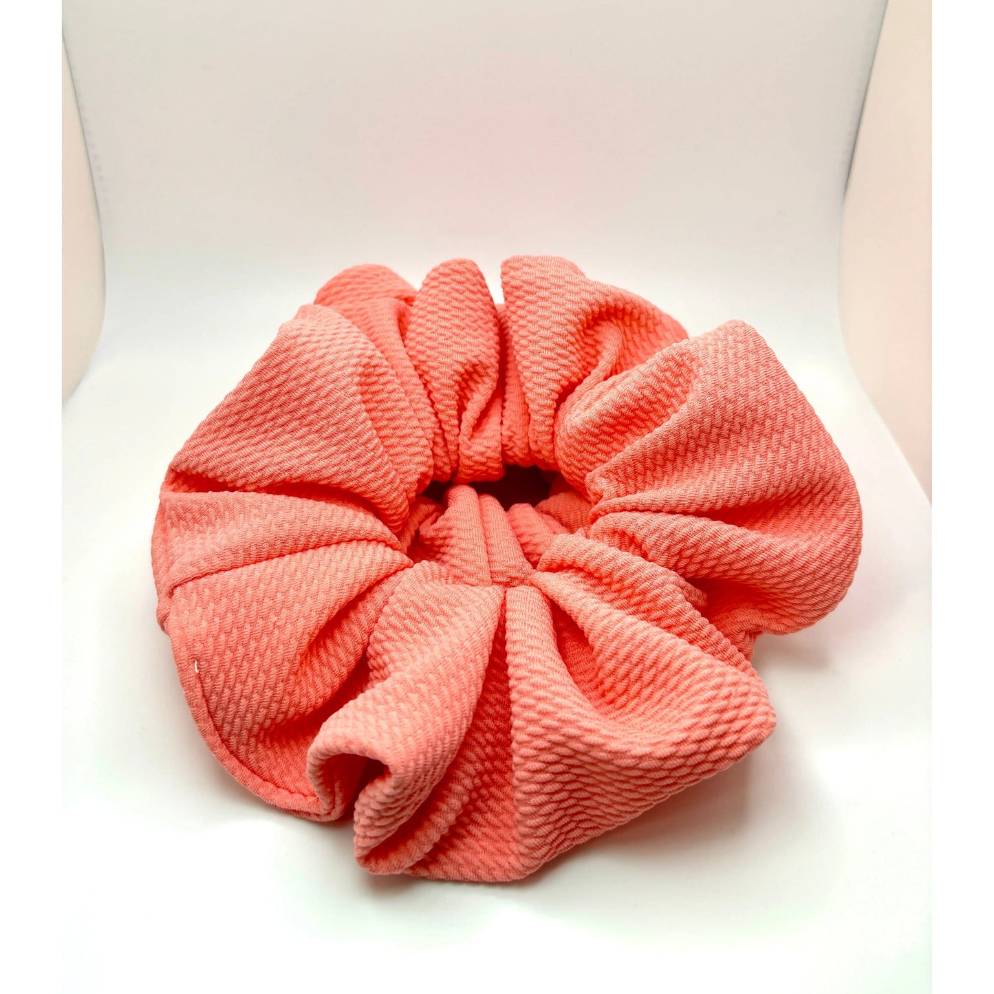 Coral Summer Bullet Scrunchie Enchanted Scrunch